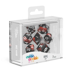 Oakie Doakie Dice RPG Set Glow In The Dark - Lava (7) - Amuzzi