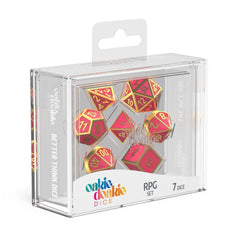 Oakie Doakie Dice RPG Set Metal Glow in the Dark - Golden Princess (7) 4056133701495