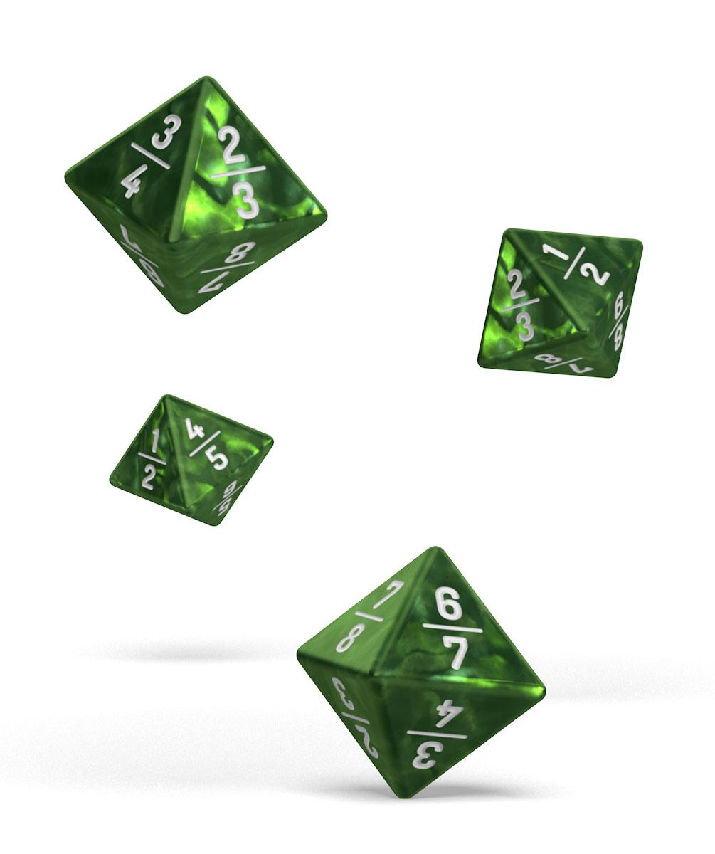Oakie Doakie Dice D8 Dice 18 mm Goyf Marble - Green (4) 4056133705776