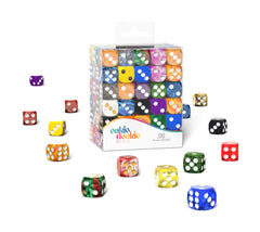 Oakie Doakie Dice D6 Dice Retail Pack 16 mm Mixed (120) 405613370548