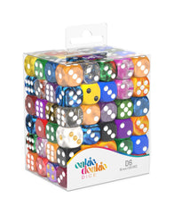 Oakie Doakie Dice D6 Dice Retail Pack 16 mm Mixed (120) 405613370548