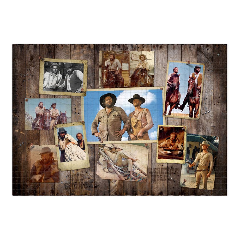 Bud Spencer & Terence Hill Jigsaw Puzzle Western Photo Wall (1000 Pieces) - Amuzzi