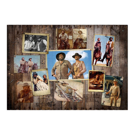 Bud Spencer & Terence Hill Jigsaw Puzzle Western Photo Wall (1000 pieces) 4056133018197