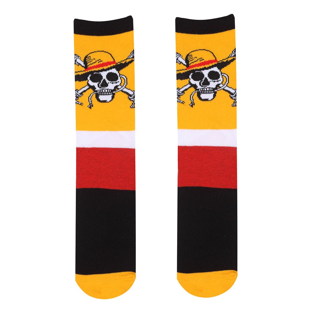 One Piece Socks Cross Bones S-M 5056688584825