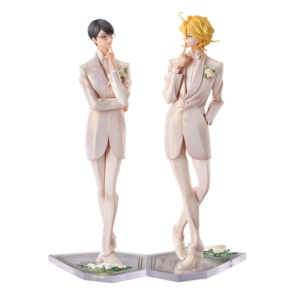 Doukyusei PVC Statues 2-Pack 1/7 Hikaru Kusakabe & Licht Sajo: Wedding Ver. 24 cm 4571697183384