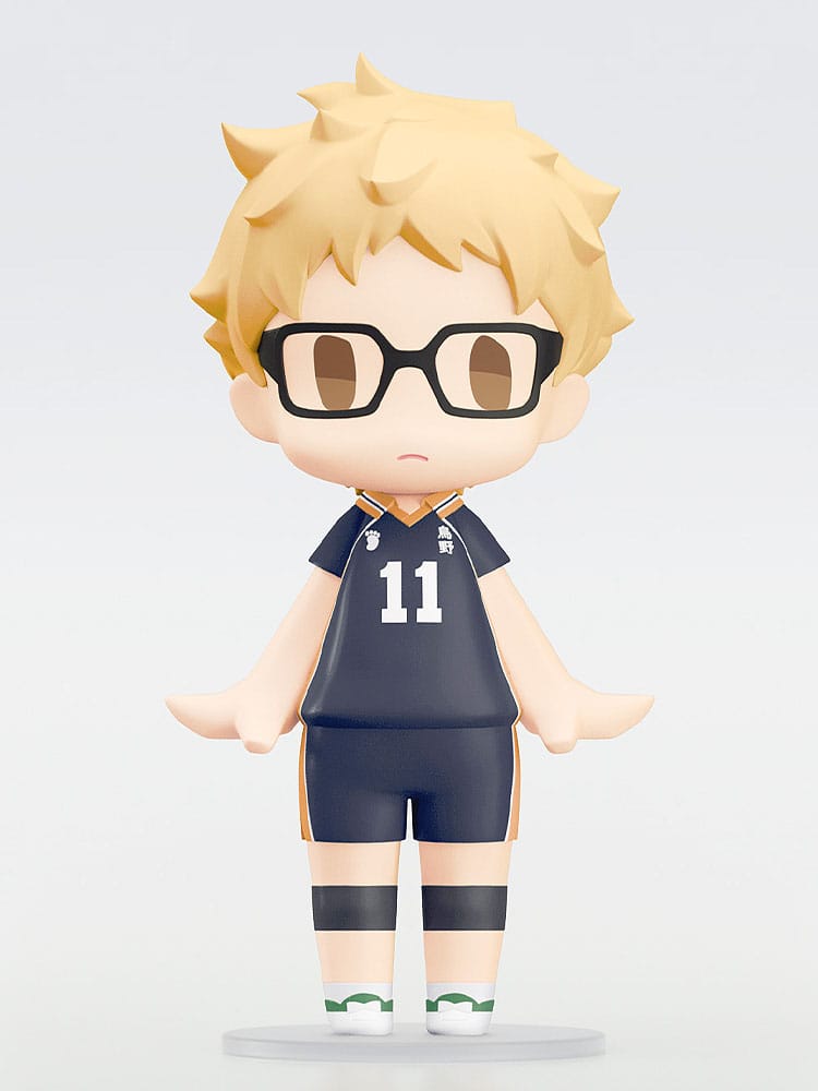 Haikyu!! HELLO! GOOD SMILE Action Figure Kei Tsukishima 10 cm    4571697188587