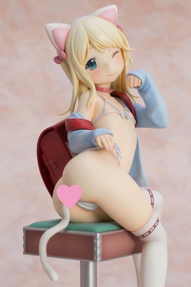 Hatsukoi Ribbon PVC Figure 1/6 Yuu White cat Ver. 25 cm 4582292603719