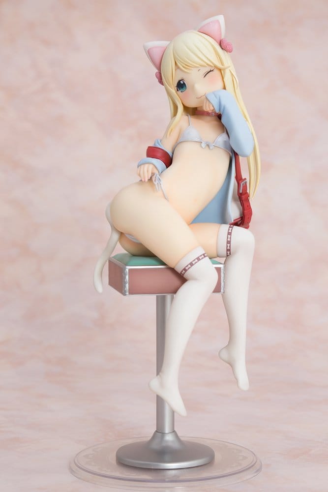 Hatsukoi Ribbon PVC Figure 1/6 Yuu White cat Ver. 25 cm 4582292603719