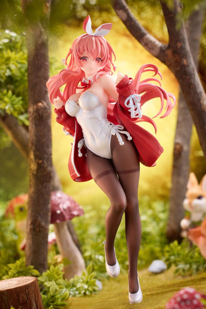 Original Character PVC 1/7 White Rabbit Illustrated by Rosuuri Deluxe Version 24 cm 4589565816821