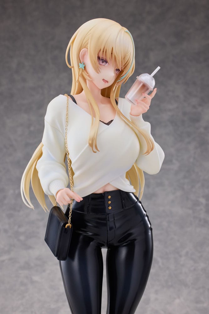 Original Character Statue 1/4 Aoi Koigakubo Illustrated by Fujiko Leather Pants Deluxe Edition 42 cm 4897136260691