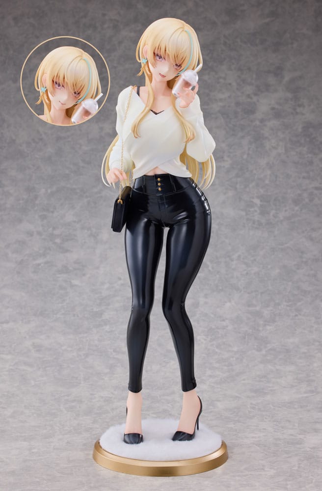 Original Character Statue 1/4 Aoi Koigakubo Illustrated by Fujiko Leather Pants Deluxe Edition 42 cm 4897136260691