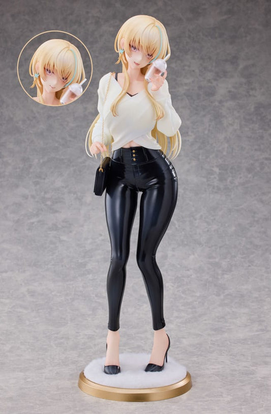Original Character Statue 1/4 Aoi Koigakubo Illustrated by Fujiko Leather Pants Deluxe Edition 42 cm 4897136260691