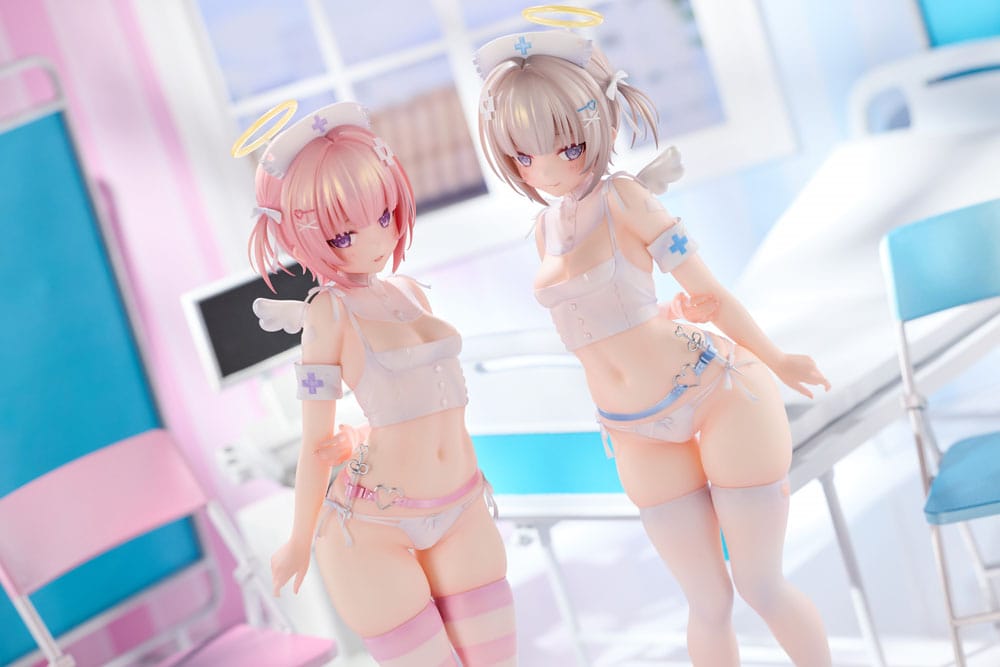 Original Character Statue 1/6 Suzu & Nagi Illustrated by Kuma 4-gou Set Edition 27 cm 4897136260769