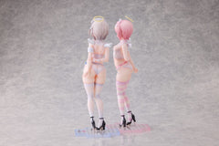 Original Character Statue 1/6 Suzu & Nagi Illustrated by Kuma 4-gou Set Edition 27 cm 4897136260769