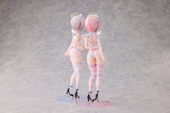 Original Character Statue 1/6 Suzu & Nagi Illustrated by Kuma 4-gou Set Edition 27 cm 4897136260769