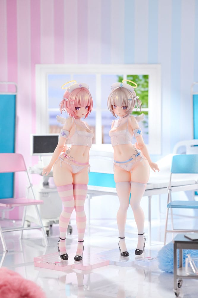 Original Character Statue 1/6 Suzu & Nagi Illustrated by Kuma 4-gou Set Edition 27 cm 4897136260769