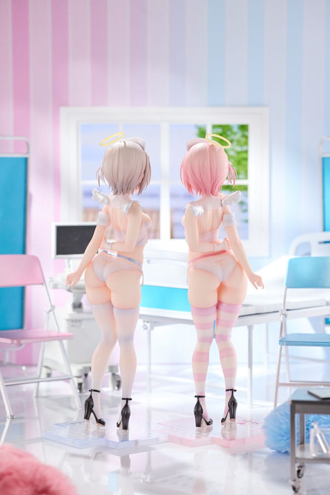 Original Character Statue 1/6 Suzu & Nagi Illustrated by Kuma 4-gou Set Edition 27 cm 4897136260769