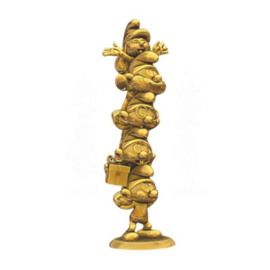 The Smurfs  Statue Smurfs Column Gold Limited Edition 50 cm 3521320001975