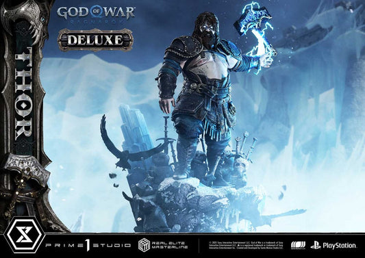 God of War: Ragnarök Real Elite Masterline Series Statue 1/3 Thor Deluxe Version 105 cm 4582647122001