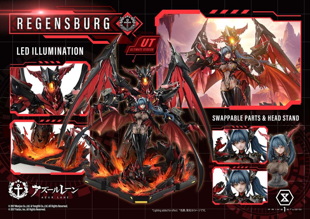 Azur Lane Concept Masterline Series Statue 1/6 Regensburg Ultimate Ver. 66 cm          4582647122308