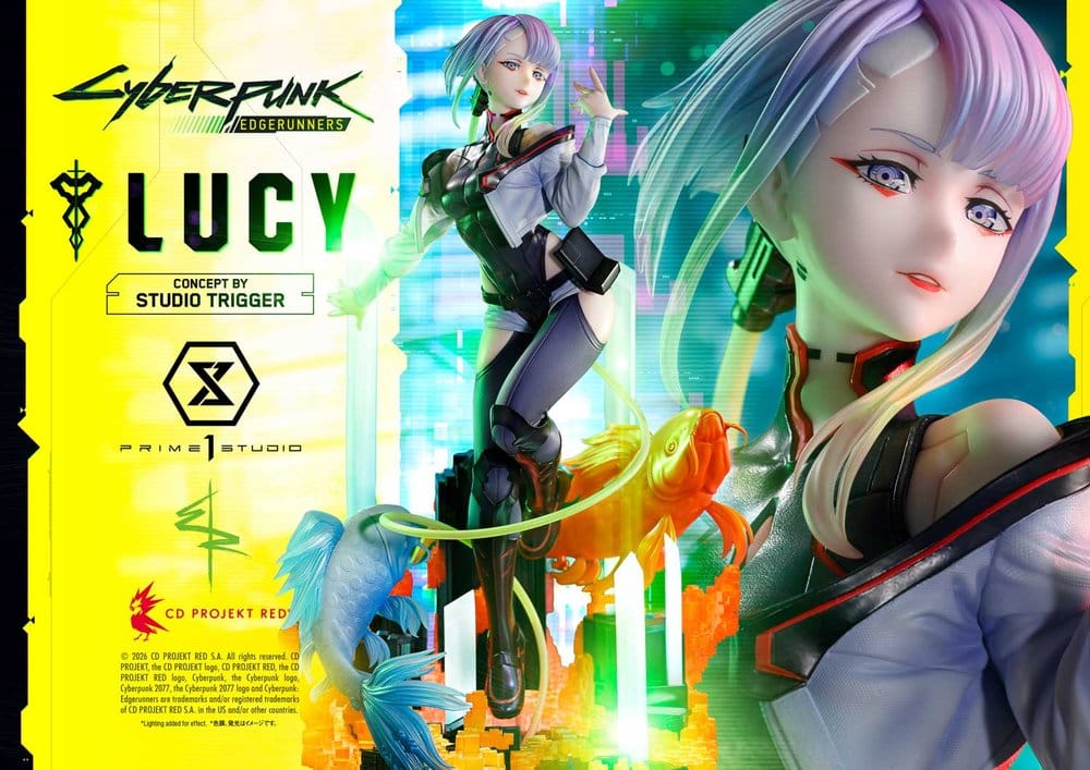 Cyberpunk: Edgerunners Concept Masterline Series Statue 1/5 Lucy (Concept By Studio TRIGGER) 39 cm 4582647125354