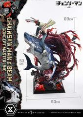 Chainsaw Man Concept Masterline Series Statue 1/6 Chainsaw Man & Beam 73 cm 4582647125965