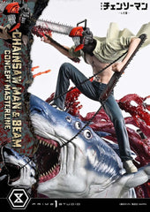 Chainsaw Man Concept Masterline Series Statue 1/6 Chainsaw Man & Beam 73 cm 4582647125965
