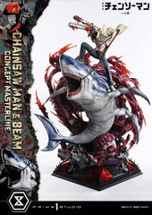 Chainsaw Man Concept Masterline Series Statue 1/6 Chainsaw Man & Beam Bonus Version 73 cm 4582647125972