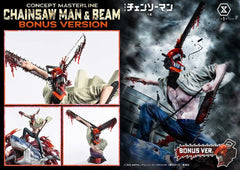 Chainsaw Man Concept Masterline Series Statue 1/6 Chainsaw Man & Beam Bonus Version 73 cm 4582647125972