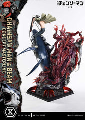 Chainsaw Man Concept Masterline Series Statue 1/6 Chainsaw Man & Beam Bonus Version 73 cm 4582647125972