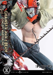 Chainsaw Man Concept Masterline Series Statue 1/6 Chainsaw Man & Beam Bonus Version 73 cm 4582647125972