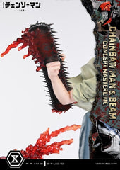 Chainsaw Man Concept Masterline Series Statue 1/6 Chainsaw Man & Beam Bonus Version 73 cm 4582647125972