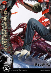 Chainsaw Man Concept Masterline Series Statue 1/6 Chainsaw Man & Beam Bonus Version 73 cm 4582647125972
