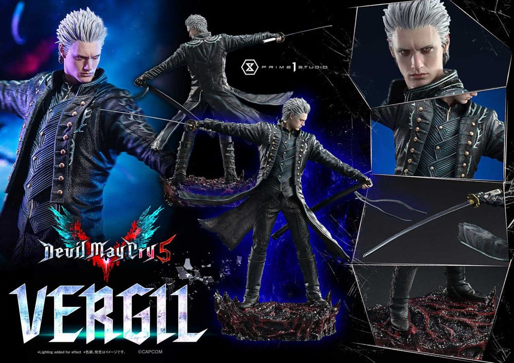 Devil May Cry V Concept Masterline Series Statue 1/6 Vergil Bonus Ver. 39 cm      4582647121967