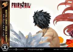 Fairy Tail PVC Statue 1/6 Natsu, Gray, Erza, Happy Deluxe Bonus Version 57 cm 4580708043968