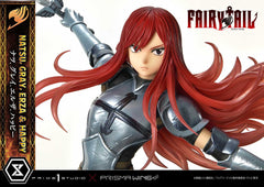 Fairy Tail PVC Statue 1/6 Natsu, Gray, Erza, Happy Deluxe Bonus Version 57 cm 4580708043968