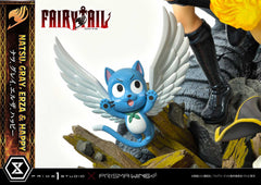 Fairy Tail PVC Statue 1/6 Natsu, Gray, Erza, Happy Deluxe Bonus Version 57 cm 4580708043968