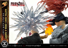 Fairy Tail PVC Statue 1/6 Natsu, Gray, Erza, Happy Deluxe Bonus Version 57 cm 4580708043968