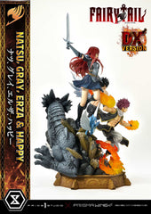 Fairy Tail PVC Statue 1/6 Natsu, Gray, Erza, Happy Deluxe Bonus Version 57 cm 4580708043968