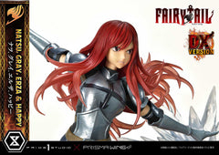 Fairy Tail PVC Statue 1/6 Natsu, Gray, Erza, Happy Deluxe Bonus Version 57 cm 4580708043968