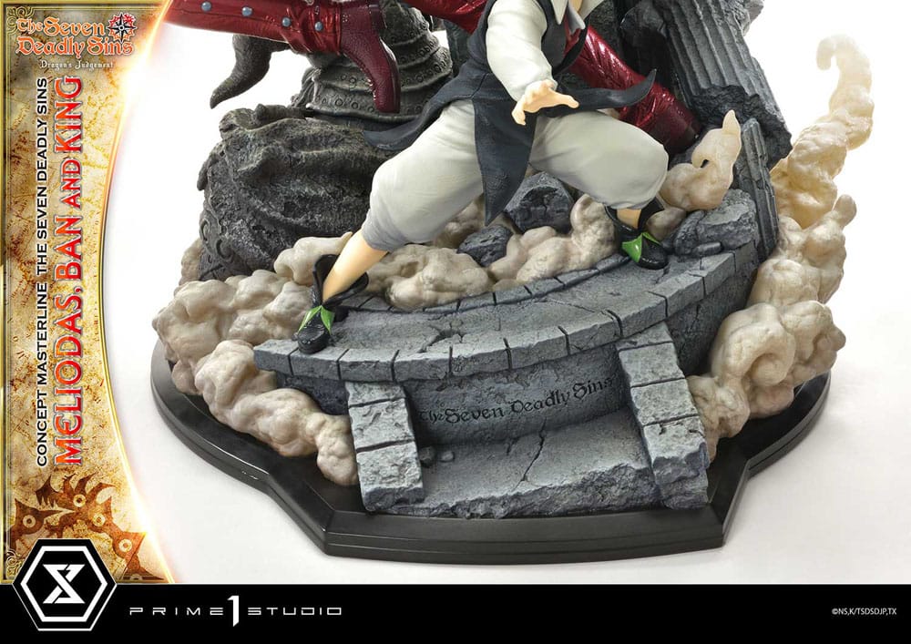 Seven Deadly Sins Concept Masterline Series Statue Meliodas, Ban and King 55 cm 4580708048482