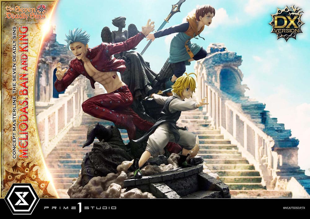 Seven Deadly Sins Concept Masterline Series Statue Meliodas, Ban and King Deluxe Version 55 cm 4580708048499