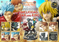 Seven Deadly Sins Concept Masterline Series Statue Meliodas, Ban and King Deluxe Version 55 cm 4580708048499