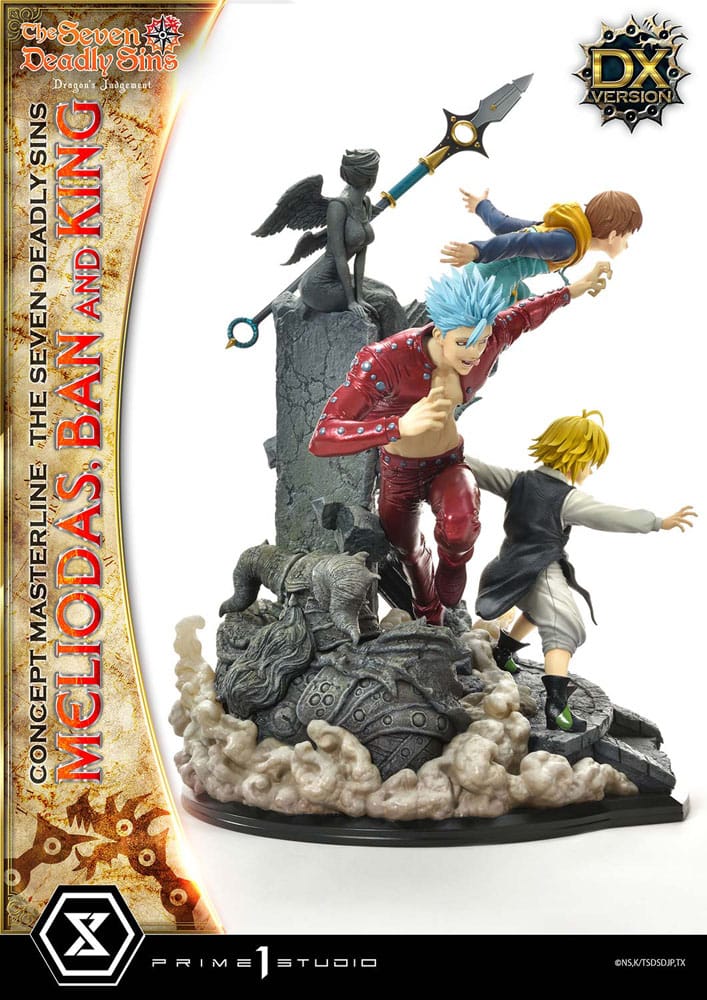 Seven Deadly Sins Concept Masterline Series Statue Meliodas, Ban and King Deluxe Version 55 cm 4580708048499