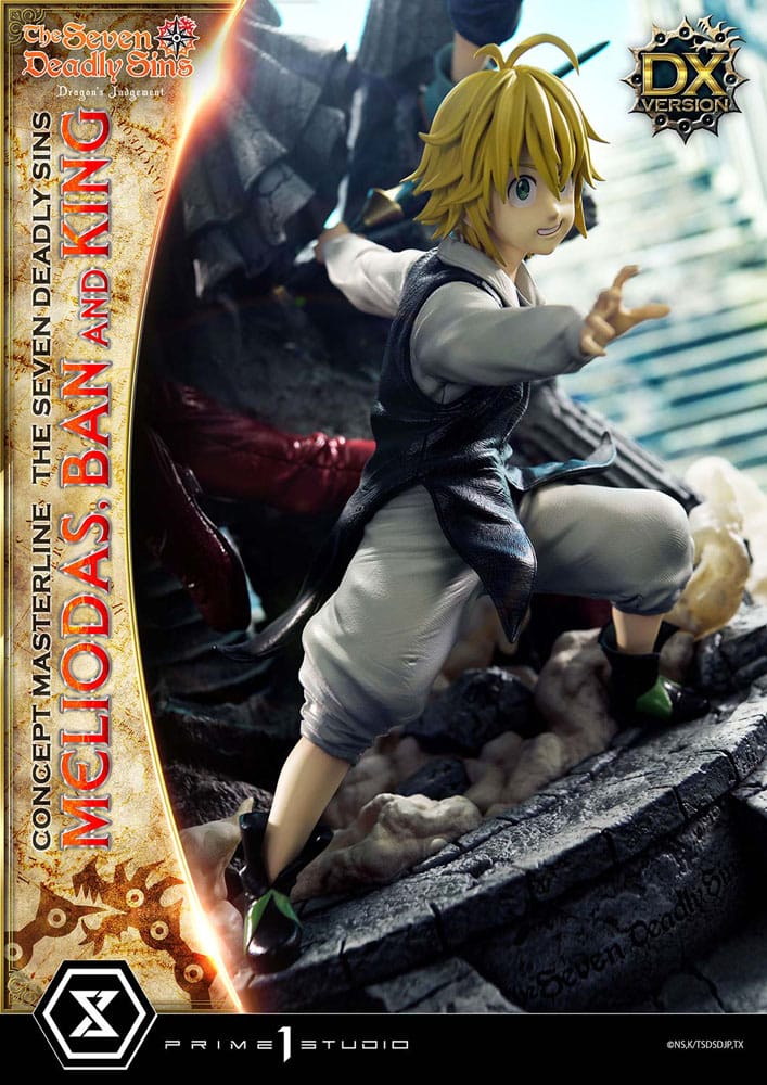 Seven Deadly Sins Concept Masterline Series Statue Meliodas, Ban and King Deluxe Version 55 cm 4580708048499