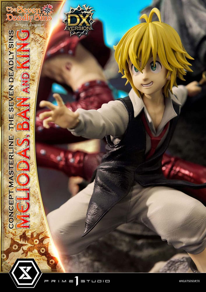 Seven Deadly Sins Concept Masterline Series Statue Meliodas, Ban and King Deluxe Version 55 cm 4580708048499