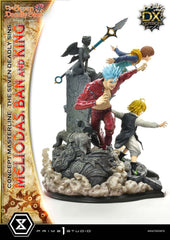 Seven Deadly Sins Concept Masterline Series Statue Meliodas, Ban and King Deluxe Bonus Version 55 cm 4580708048505