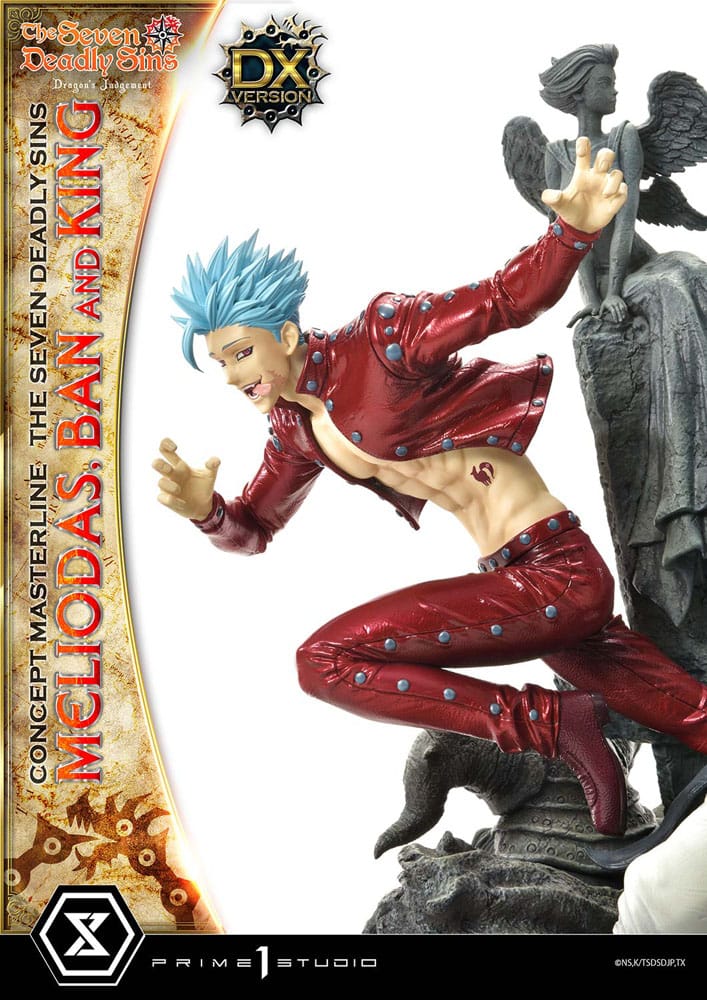 Seven Deadly Sins Concept Masterline Series Statue Meliodas, Ban and King Deluxe Bonus Version 55 cm 4580708048505