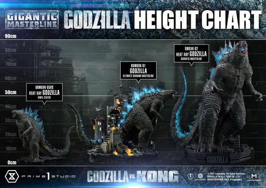 Godzilla vs. Kong Giant Masterline Statue Heat Ray Godzilla 87 cm 4580708041605