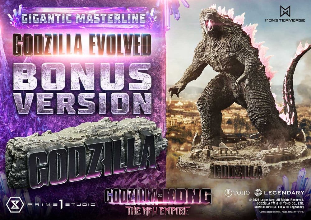 Godzilla x Kong: The New Empire (Film) Gigantic Masterline Series Statue Godzilla Evolved Bonus Ver. 93 cm  4582647123954